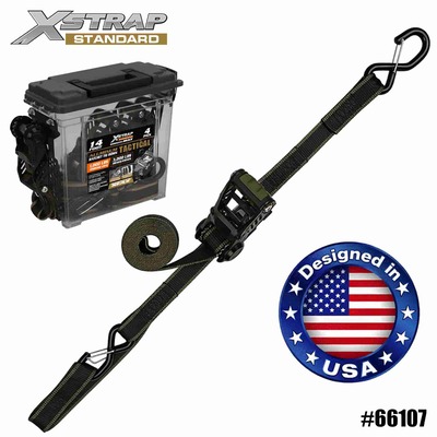 Xstrap 66107 1-1/4” x 14' สายรัดวงล้ออะลูมิเนียม 4PK 1000lb SWL