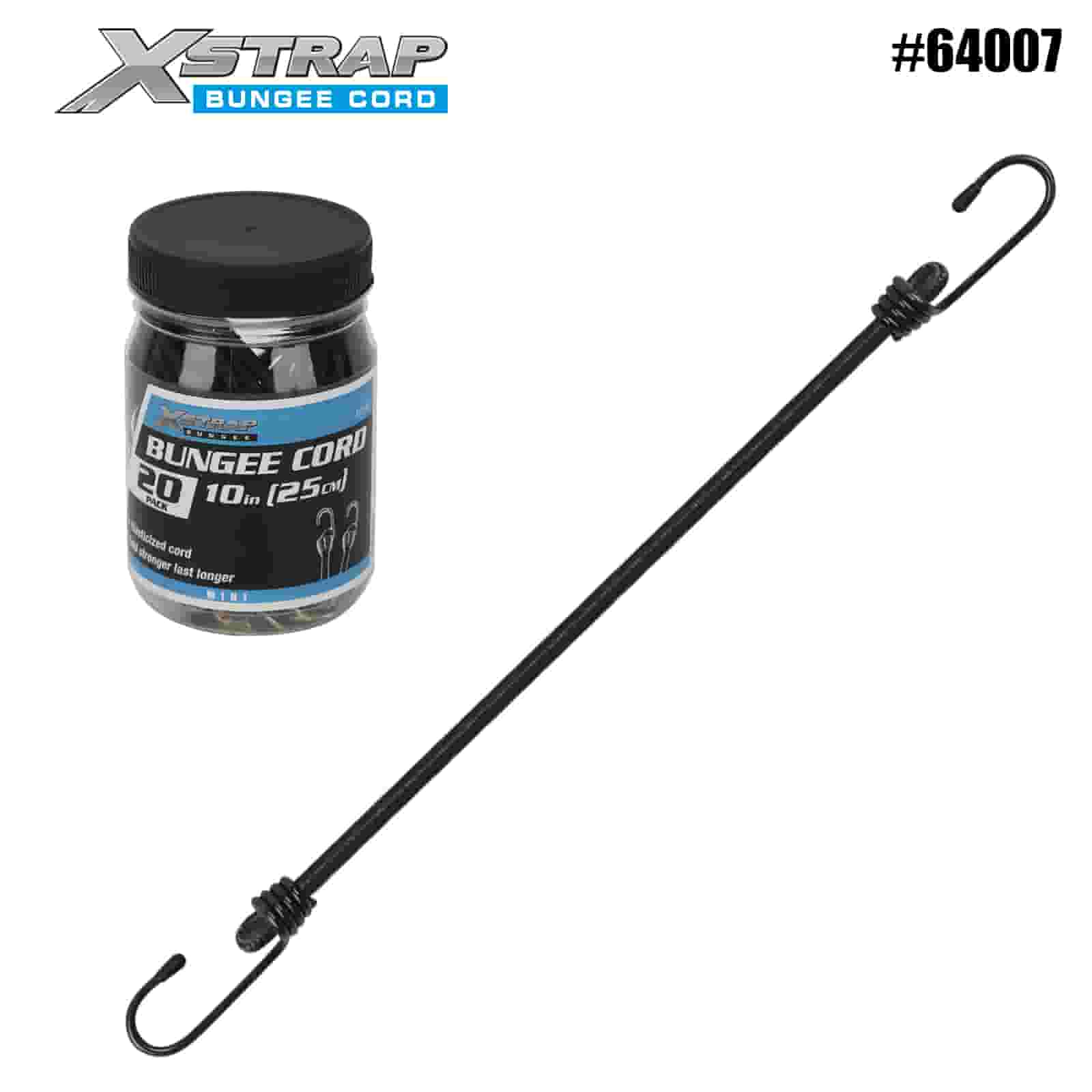 Xstrap 64007 20PK สายบันจี้จัมขนาดเล็ก 4mm x 10